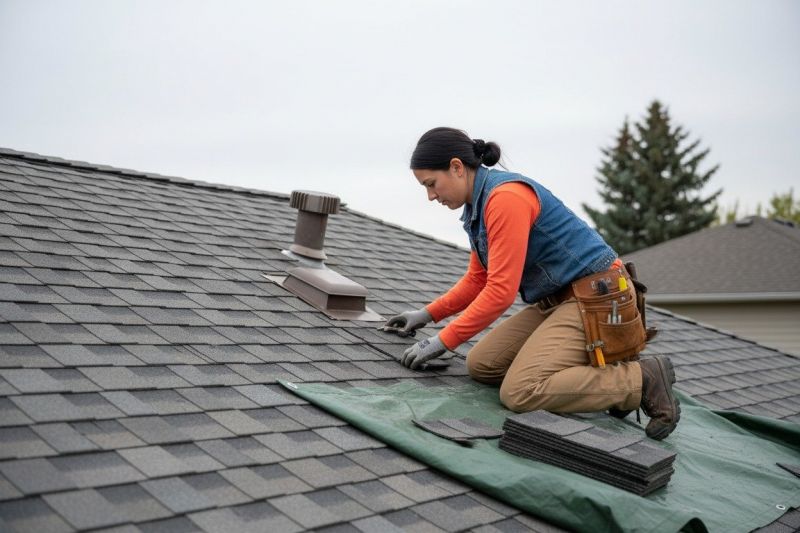Local Roof Wind Damage Repair pros at work