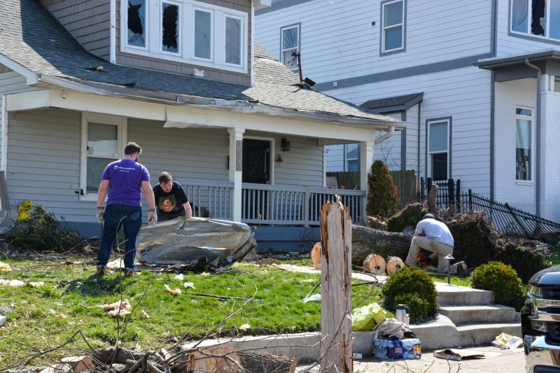 Roof Wind Damage Repair