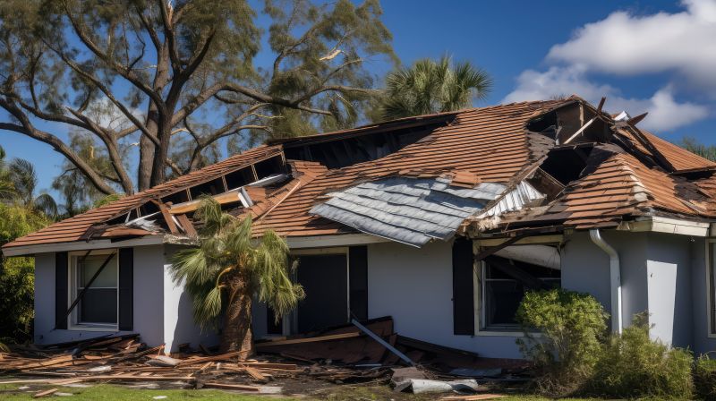 Roof Wind Damage Repair